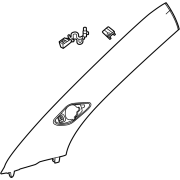 Chevy 26487009 Windshield Pillar Trim