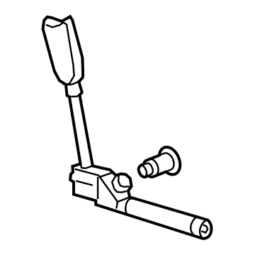 GM 84572040 Tensioner, Black, Passenger Side 84572040 GM Tensioner, Black, Passenger Side Illustration 1 of 1