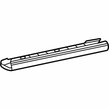 GM 84325493 Track Cover, Front Passenger Side 84325493 GM Track Cover, Front Passenger Side Illustration 1 of 1