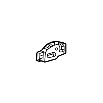 84751532 GM Seat Switch, Jet Black, Front Driver Side Illustration 1 of 1
