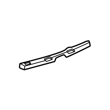 GM 84966861 Bracket-Rear Bumper Fascia Trailer Hitch Access Hole 84966861 GM Bracket-Rear Bumper Fascia Trailer Hitch Access Hole Illustration 1 of 1