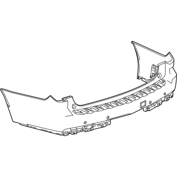 GM 85754778 Fascia Assembly-Rear Bumper Upper *Service Primer 85754778 GM Fascia Assembly-Rear Bumper Upper *Service Primer Illustration 1 of 1