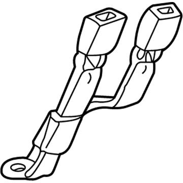 Hummer H2 Seat Belt - 89023186
