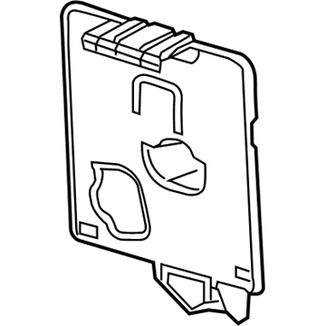 GM 84056241 Control Module Bracket 84056241 GM Control Module Bracket Illustration 1 of 1