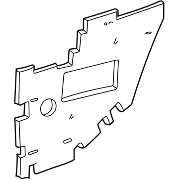 22654882 GM Insulator, Rear Illustration 1 of 1