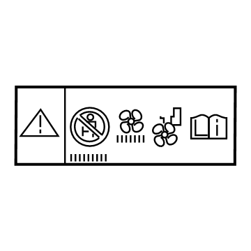 GMC 94568902 Fan Label