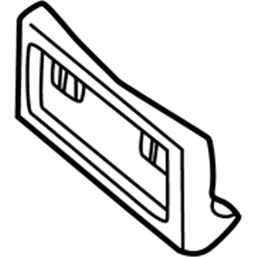 Chevy 15597389 License Bracket