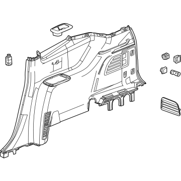 Buick 26529208 Lower Quarter Trim