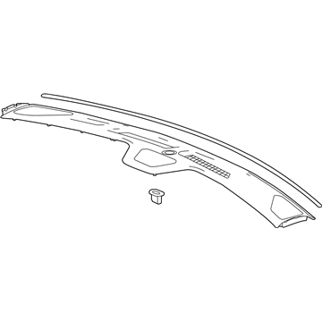 Chevy 84604855 Upper Trim Panel