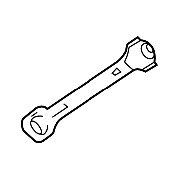 84128474 GM Diagonal Brace, Front Illustration 1 of 1