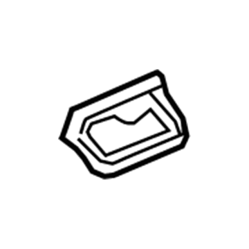GM 20980523 Trim Bezel, Titanium 20980523 GM Trim Bezel, Titanium Illustration 1 of 1