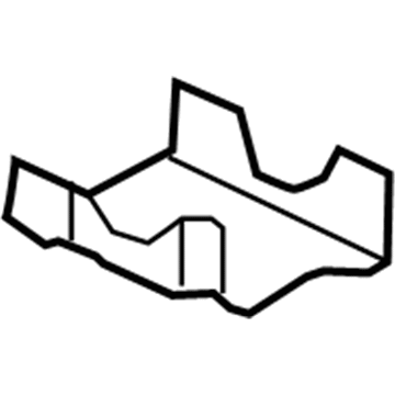 GM 25840202 Mount Bracket, Front 25840202 GM Mount Bracket, Front Illustration 1 of 1