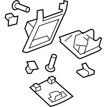 GM 23122688 Rear Panel, Titanium 23122688 GM Rear Panel, Titanium Illustration 1 of 1