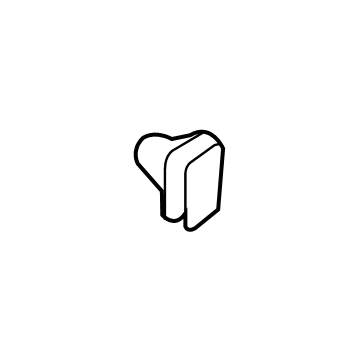 GM 42829614 Retainer, Body Moldings, Front 42829614 GM Retainer, Body Moldings, Front Illustration 1 of 1