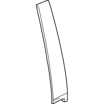 GM 42856522 Applique, Rear Side Door Window Reveal 42856522 GM Applique, Rear Side Door Window Reveal Illustration 1 of 1