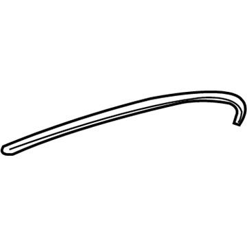 GM 92288282 Molding Kit, Black 92288282 GM Molding Kit, Black Illustration 1 of 1