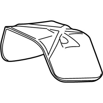 GM 22798925 Engine Cover 22798925 GM Engine Cover Illustration 1 of 1
