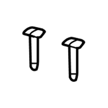 Saturn 12531779 Headrest Guide
