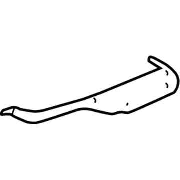 GM 23451099 Rocker Reinforcement Baffle, Driver Side 23451099 GM Rocker Reinforcement Baffle, Driver Side Illustration 1 of 1
