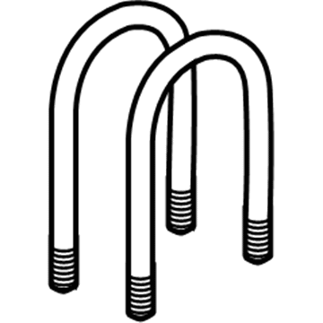 11610227 GM U-Bolt, Rear Illustration 1 of 1
