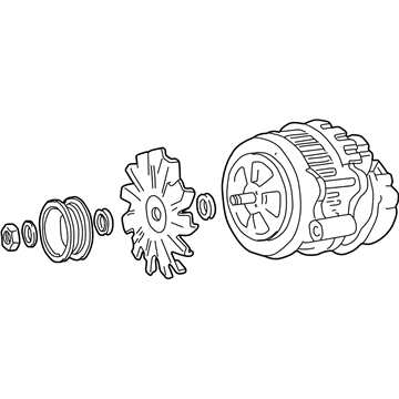 GM 19244779 Alternator 19244779 GM Alternator Illustration 1 of 1