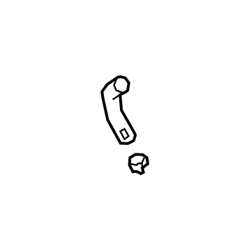 GM 84601787 Lower Hose 84601787 GM Lower Hose Illustration 1 of 1
