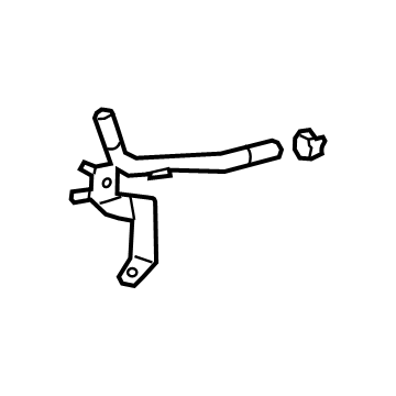 GM 84435792 Inlet Pipe, Upper 84435792 GM Inlet Pipe, Upper Illustration 1 of 1
