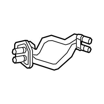 GM 84435787 Pipe Assembly 84435787 GM Pipe Assembly Illustration 1 of 1