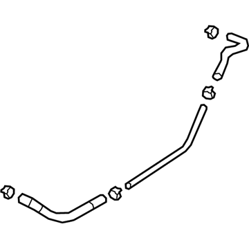 84601788 GM Water Inlet Pipe Illustration 1 of 1