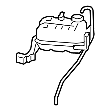 GM 84460126 Overflow Hose 84460126 GM Overflow Hose Illustration 1 of 1