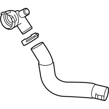 Chevy Trailblazer Water Hose - 42731774