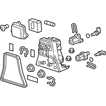 GM 24297383 Relay Assembly 24297383 GM Relay Assembly Illustration 1 of 1
