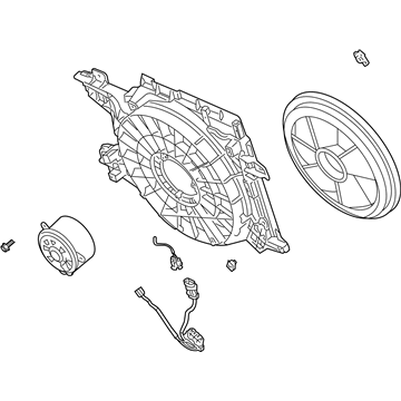 Cadillac 15819952 Cooling Fan