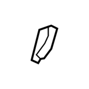 GM 88897618 Seat Belt Bezel 88897618 GM Seat Belt Bezel Illustration 1 of 1