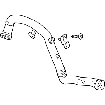 23313886 GM Intercooler Hose Illustration 1 of 1