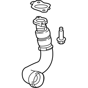 23176127 GM Intercooler Hose Illustration 1 of 1