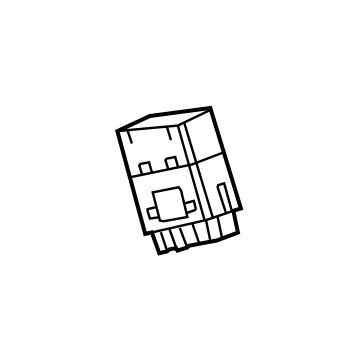 GM 13529874 USB Port, Jet Black 13529874 GM USB Port, Jet Black Illustration 1 of 1