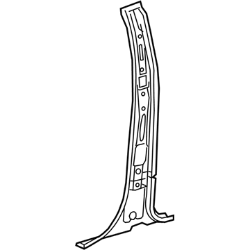 GM 22956406 Inner Center Pillar, Driver Side 22956406 GM Inner Center Pillar, Driver Side Illustration 1 of 1