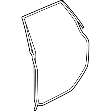 GM 20929649 Door Weatherstrip, Driver Side 20929649 GM Door Weatherstrip, Driver Side Illustration 1 of 1