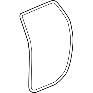GM 23226972 Weatherstrip On Body 23226972 GM Weatherstrip On Body Illustration 1 of 1
