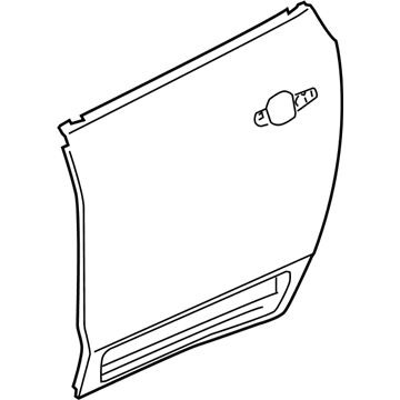 GM 15217602 Outer Panel, Passenger Side 15217602 GM Outer Panel, Passenger Side Illustration 1 of 1