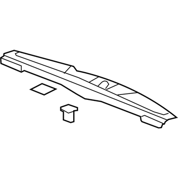 GM 25949397 Sill Plate 25949397 GM Sill Plate Illustration 1 of 1