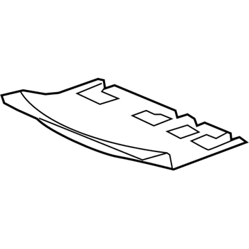 GM 25993239 Carpet, Rear 25993239 GM Carpet, Rear Illustration 1 of 1