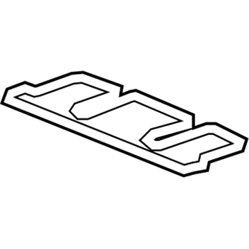 GM 20794567 Mat, Rear 20794567 GM Mat, Rear Illustration 1 of 1