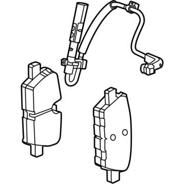 Cadillac OPTIQ Brake Pads - 26445683