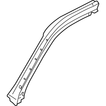 GM 23381561 Windshield Pillar Reinforcement, Passenger Side 23381561 GM Windshield Pillar Reinforcement, Passenger Side Illustration 1 of 1