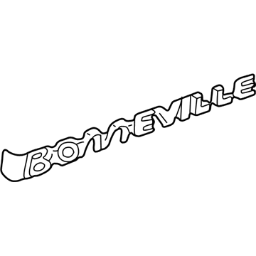Pontiac 25669558 Nameplate