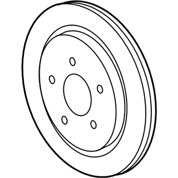 GM 20808621 Rotor, Rear 20808621 GM Rotor, Rear Illustration 1 of 1