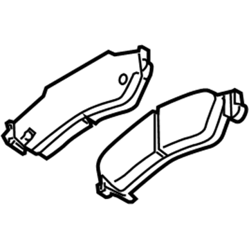 GM 20876917 Brake Pads 20876917 GM Brake Pads Illustration 1 of 1