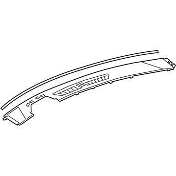 GM 84481530 Defroster Panel 84481530 GM Defroster Panel Illustration 1 of 1